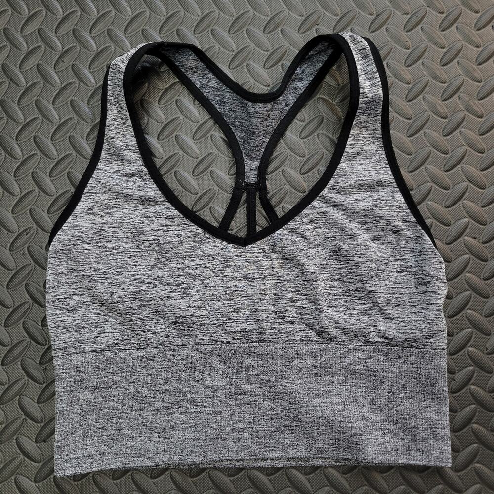 Victoria's Secret PINK Longline Racerback Sports Bra Medium Activewear Yoga